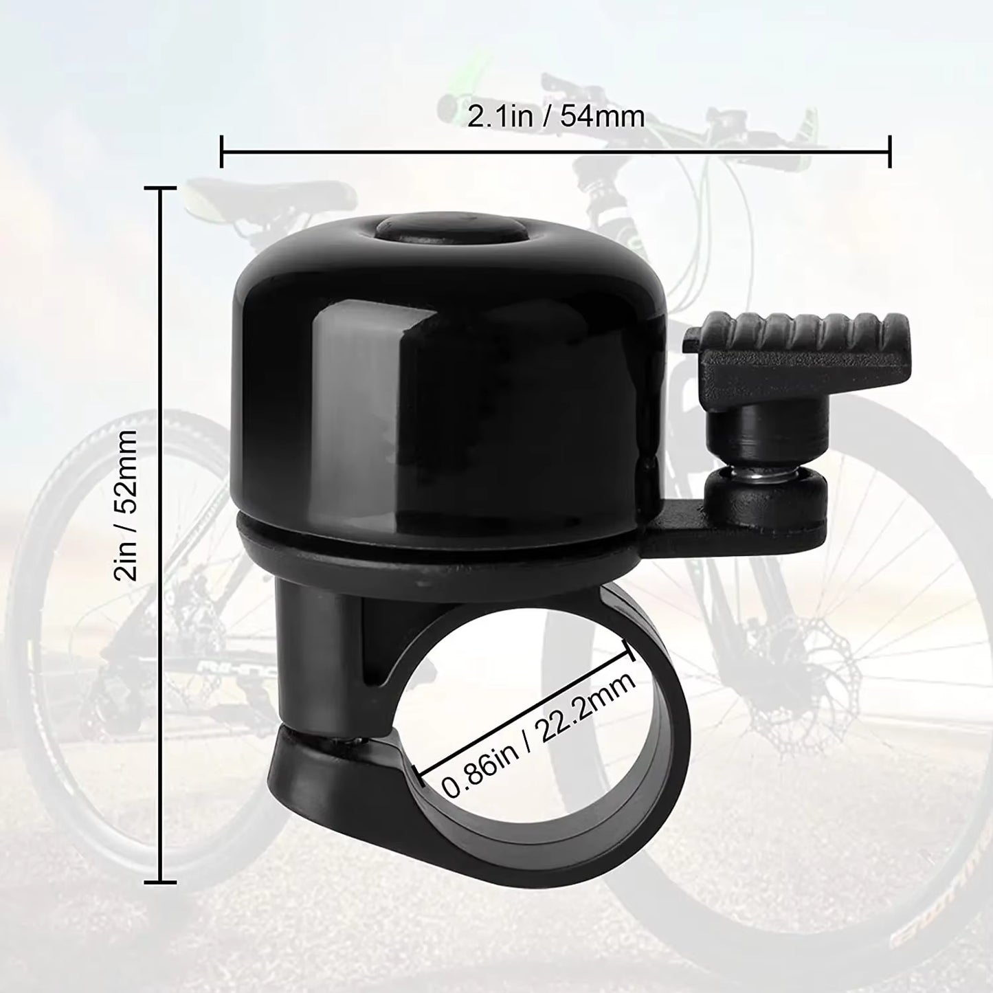 Bicycle Bell Alloy Mountain Road Bike Horn Sound Alarm for Safety Cycling Handlebar Bicycle Call Accessories