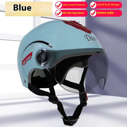 Electric Bike Helmets Sun Protection Options for Men Women All Season Universal Electric Bike Adult Helmets Safety Half Helmets