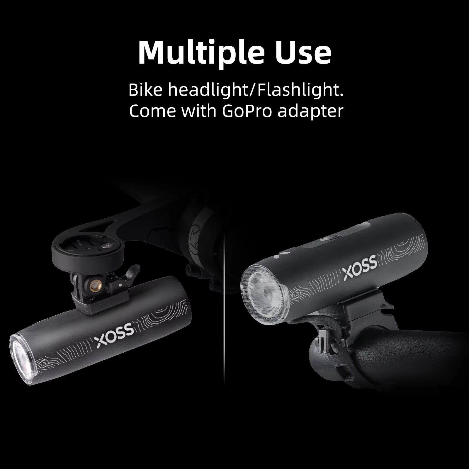 200-1200 Lm Bike Light XL1200 Headlight Waterproof Rechargeable Front Lamp Bicycle Light Aluminum Ultralight Flashlight