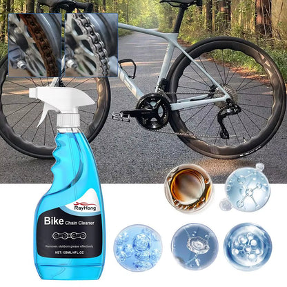 Cleaning Spray for Anti-Rust Bicycle Chain Lubrication and Anti-Friction Multifunctional 120Ml Portable Cleaning Agent Tool Y0Q1