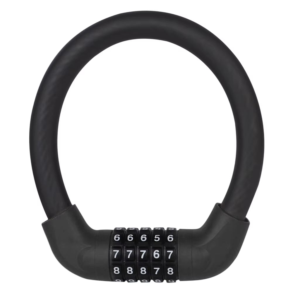 Bike Lock Zinc Alloy 5 Digit Code Combination Lock Bicycle Security Padlock Bicycle Equipment MTB Anti-Theft Device