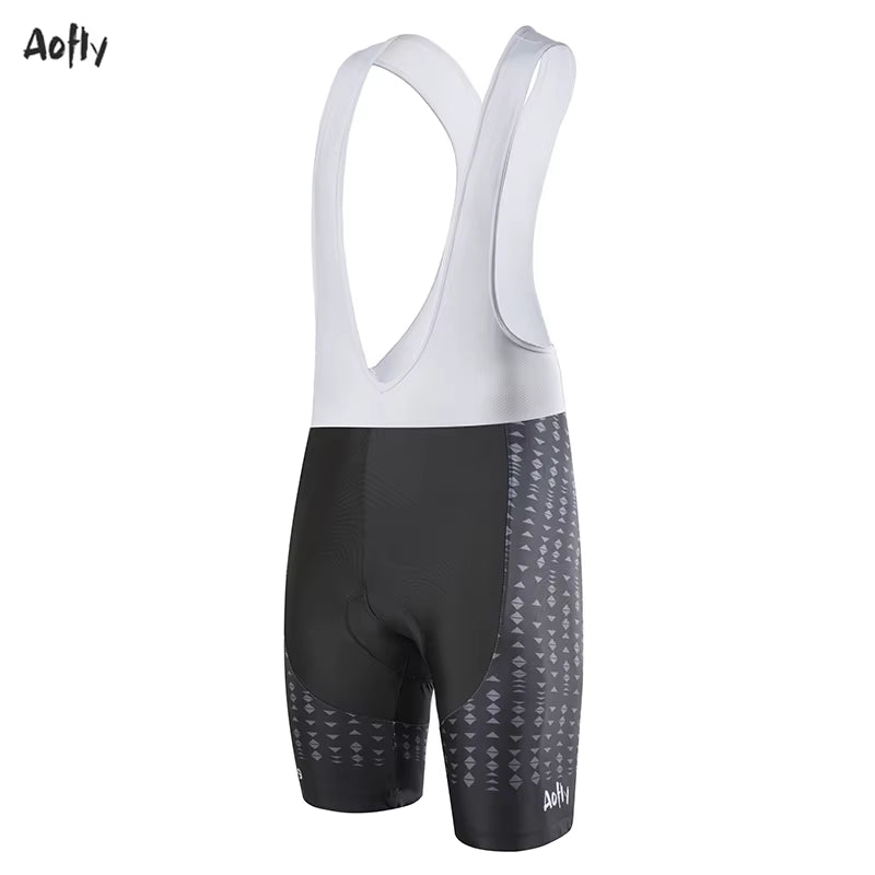 Team Cycling Jersey MTB Cycling Shorts Maillot Culotte Ciclismo Hombre Sleeve Tight Skeleton Pattern Man Bike Equipment