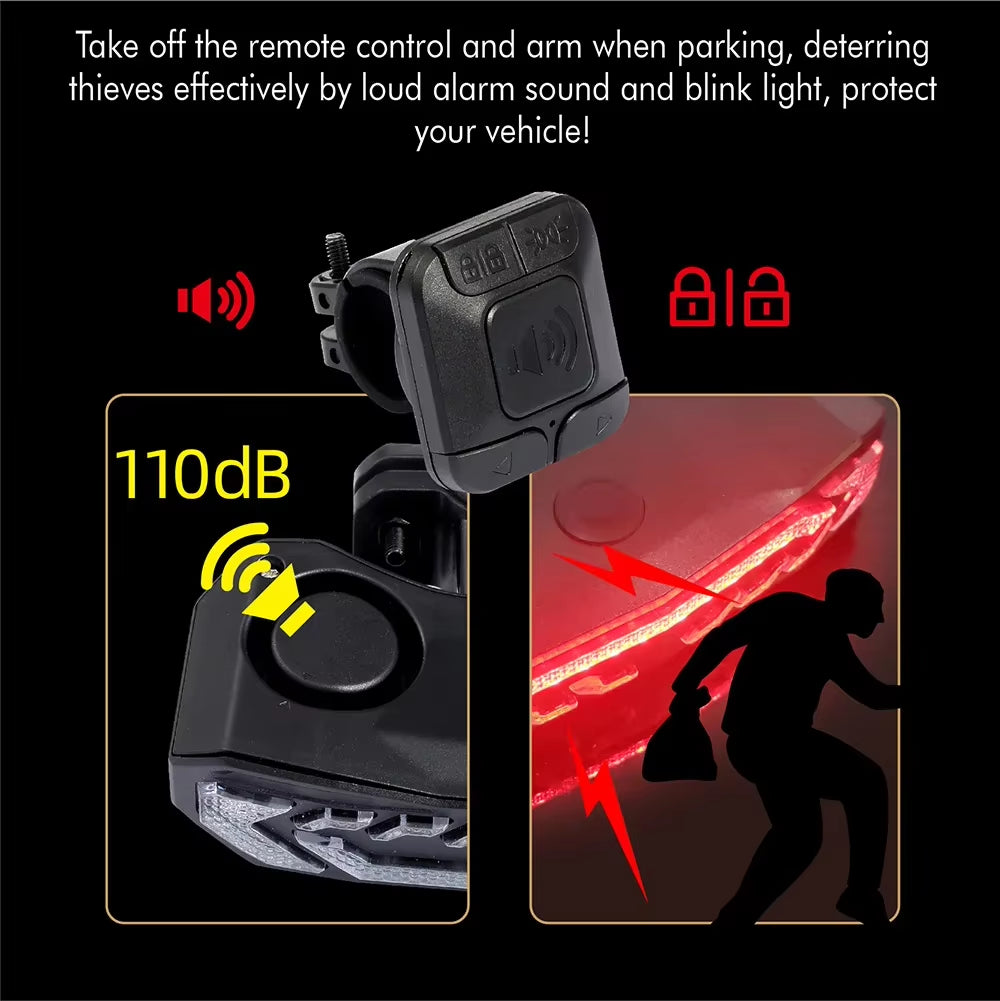 Bicycle Alarm Anti-Theft Waterproof Electric Bike Car Vehicle Security Alarm Sensitive Remind Vibration Motorcycle Alarm