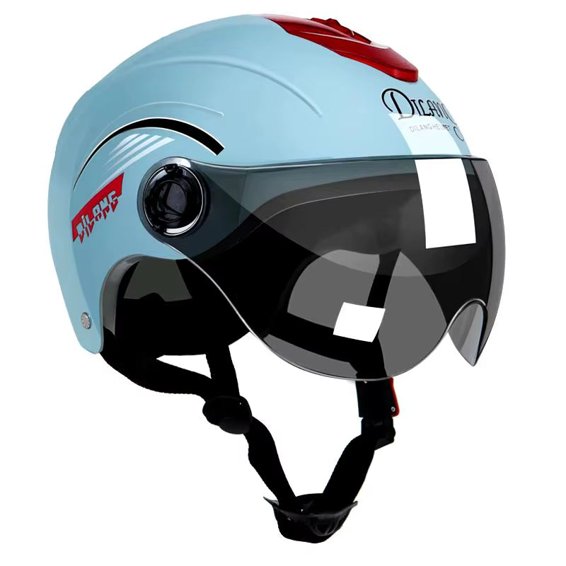 Electric Bike Helmets Sun Protection Options for Men Women All Season Universal Electric Bike Adult Helmets Safety Half Helmets