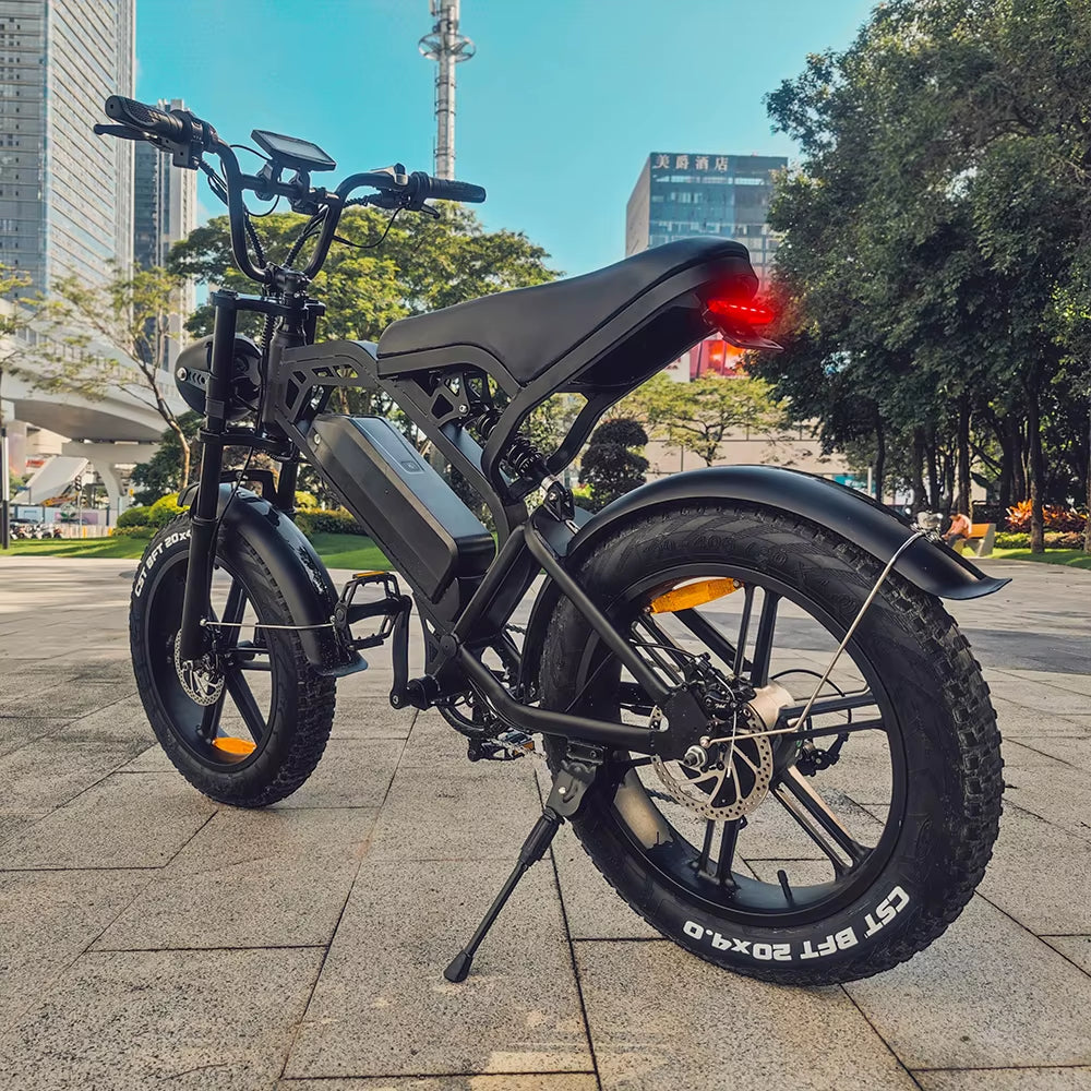 2024 Electric Bike Ready Stock Electrically Mountain Fatbike Eu Cheap 20Inch Fat Tire Ebike Electric Bike Factory