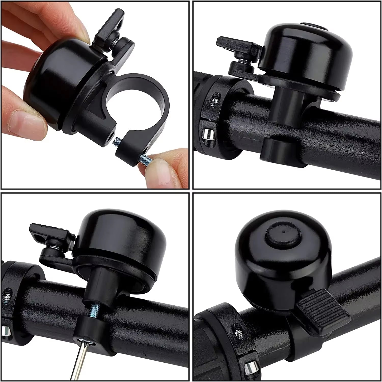 Bicycle Bell Alloy Mountain Road Bike Horn Sound Alarm for Safety Cycling Handlebar Bicycle Call Accessories