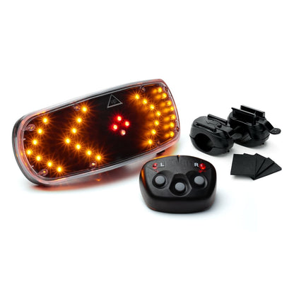 Bicycle LED Indicator Bike Rear Turn Signal Light Wireless Remote Tail Light UK