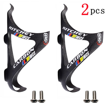 2Pcs Full Carbon Fiber Bicycle Water Bottle Cage MTB Road Bike Bottle Holder Ultra Light Cycle Equipment Matte/Glossy