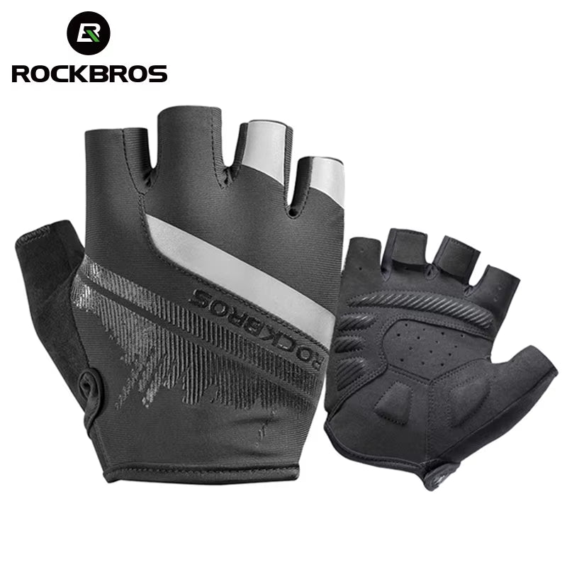 Cycling Gloves Half Finger Shockproof Wear Resistant Breathable MTB Road Bicycle Gloves Men Women Sports Bike Equipment