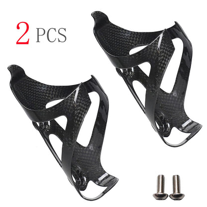 2Pcs Full Carbon Fiber Bicycle Water Bottle Cage MTB Road Bike Bottle Holder Ultra Light Cycle Equipment Matte/Glossy