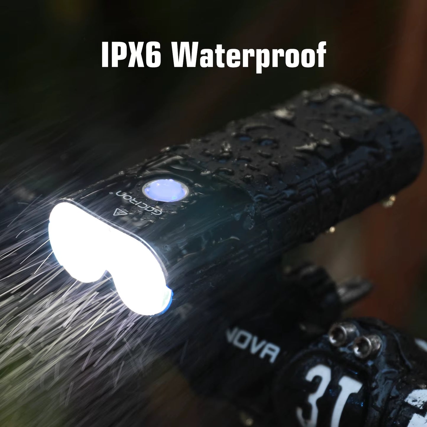 V9DP-2000 Headlight 2000 Lumens Bicycle Front Light Waterproof USB Rechargeable 6700Mah Bike Light Accessories