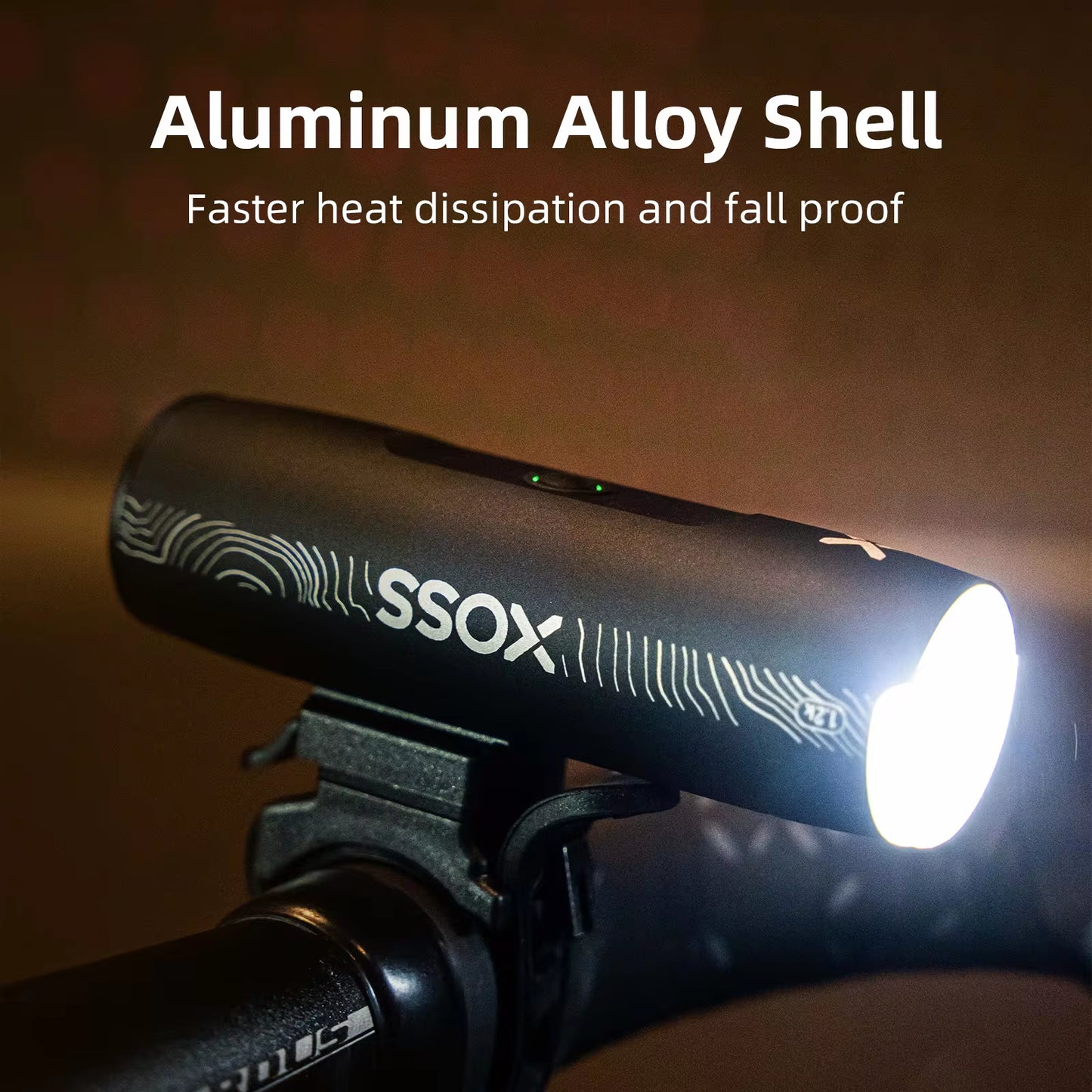 200-1200 Lm Bike Light XL1200 Headlight Waterproof Rechargeable Front Lamp Bicycle Light Aluminum Ultralight Flashlight