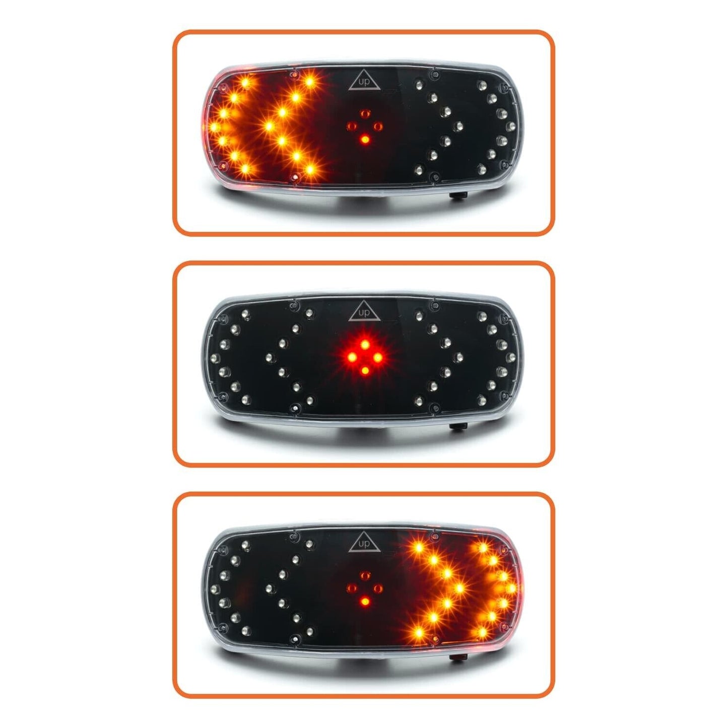 Bicycle LED Indicator Bike Rear Turn Signal Light Wireless Remote Tail Light UK